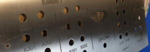 grabado laser en metal